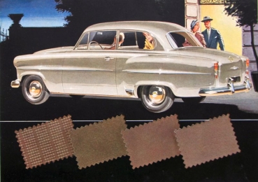 Opel Olympia Rekord Modelprogram 1954 Carbrochure (7560)